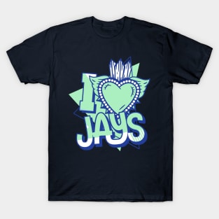 I Love Jays Blue Mint T-Shirt